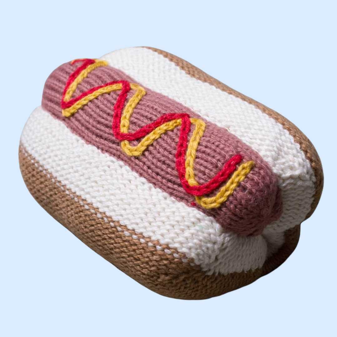 Estella Food Rattles Hot Dog Rattle