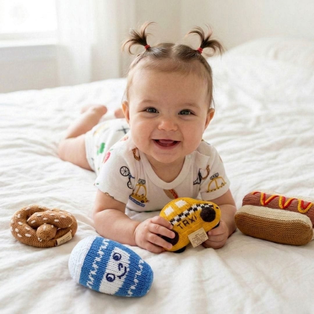 Estella NYC Gifts New York City Rattle Set