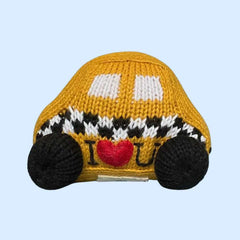 I Love Taxi NYC Baby Rattle