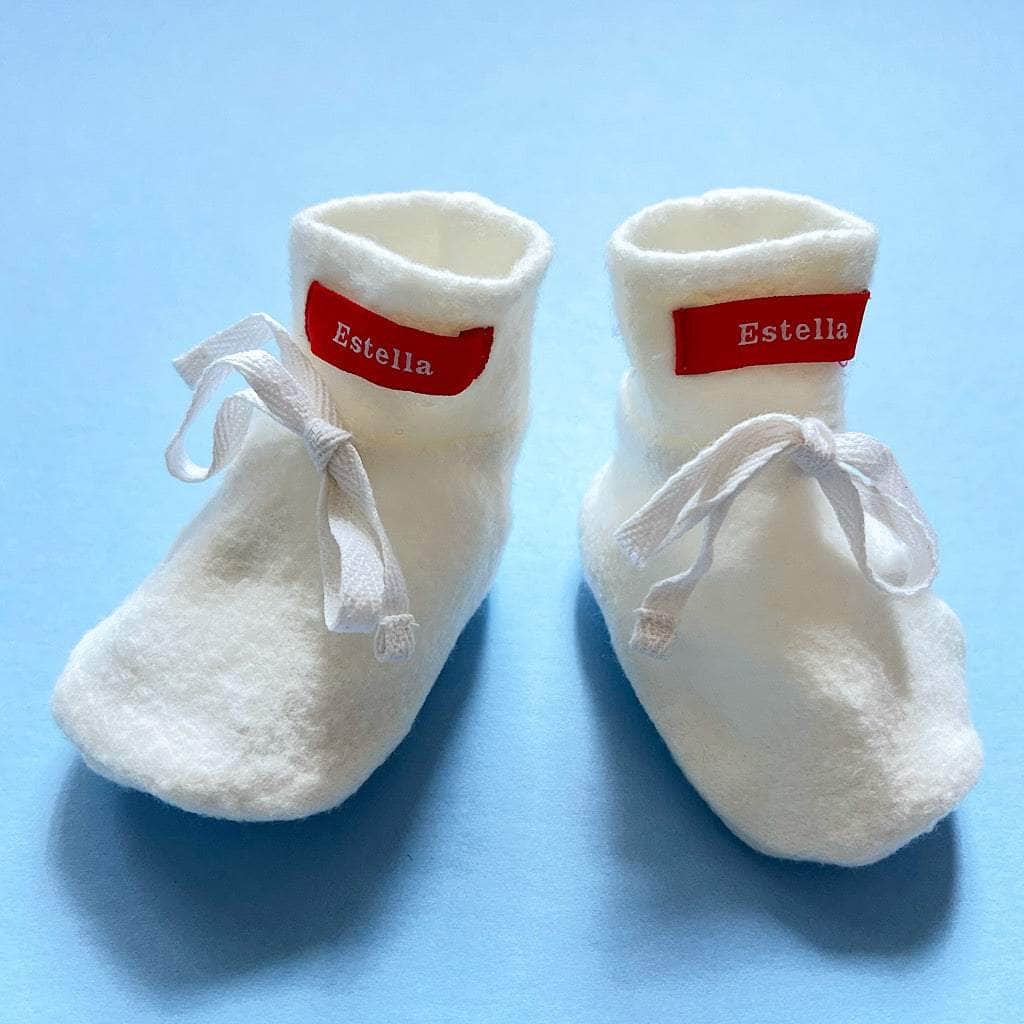 Estella Baby Booties Sherpa Booties