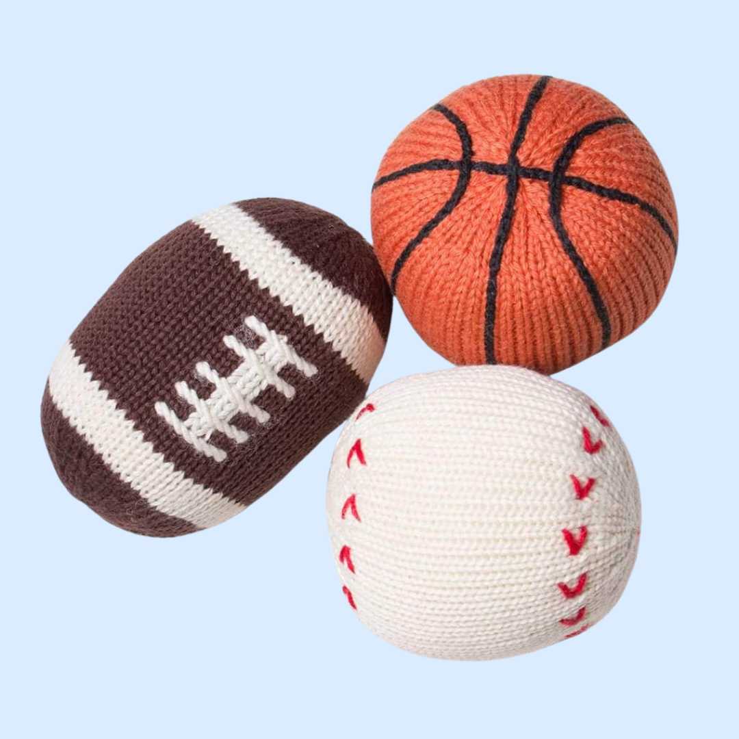 Estella Sports Gifts All American Sports Rattle Set