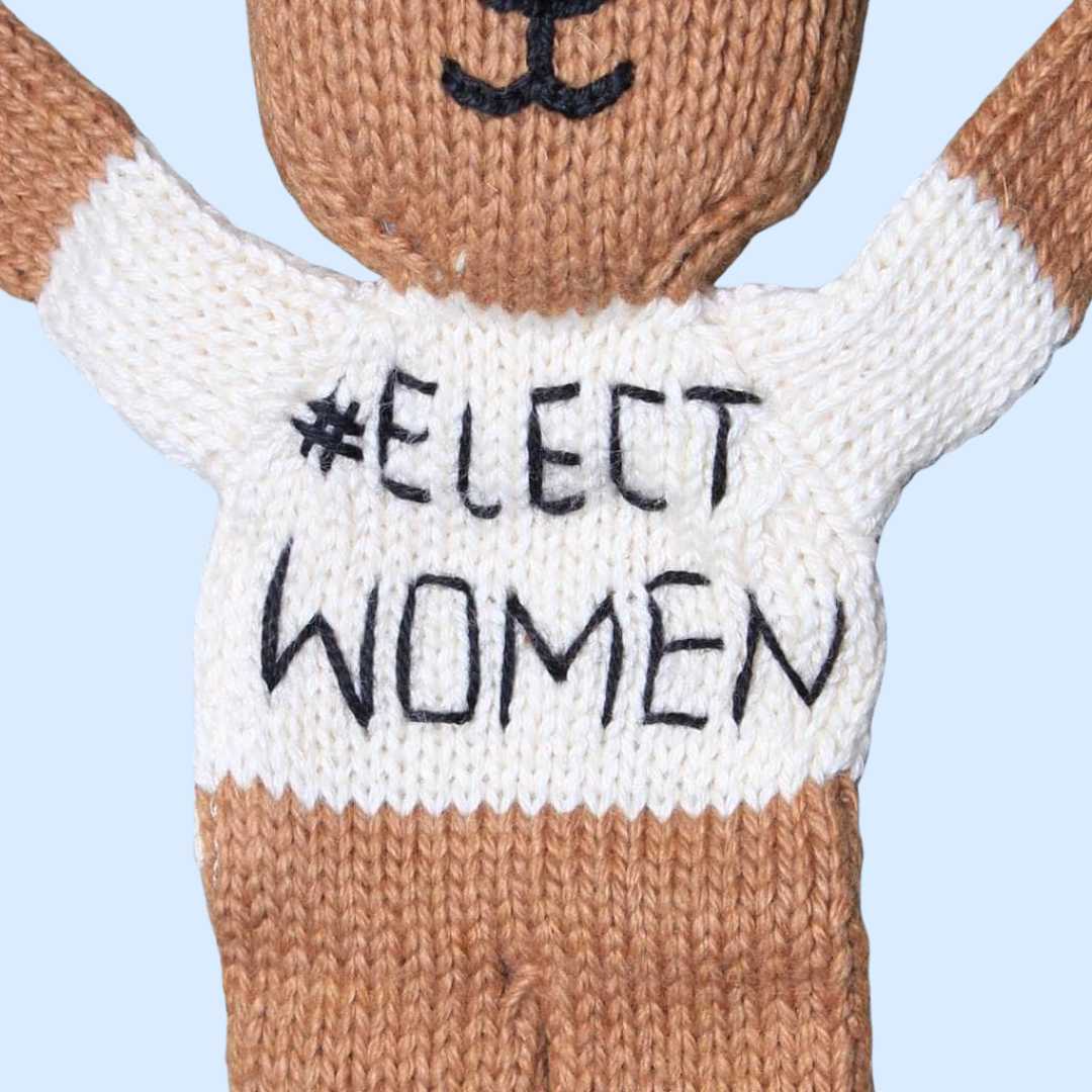 Estella Stuffed Animals 'Elect Women' Bear Soother | 7.5"