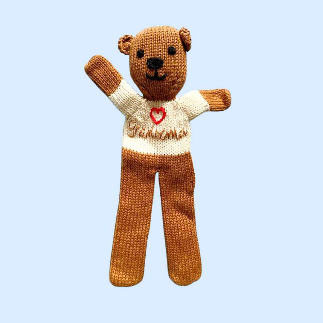 Estella Stuffed Animals Grandma Grandpa & Grandma Teddy Bear | 7.5" long