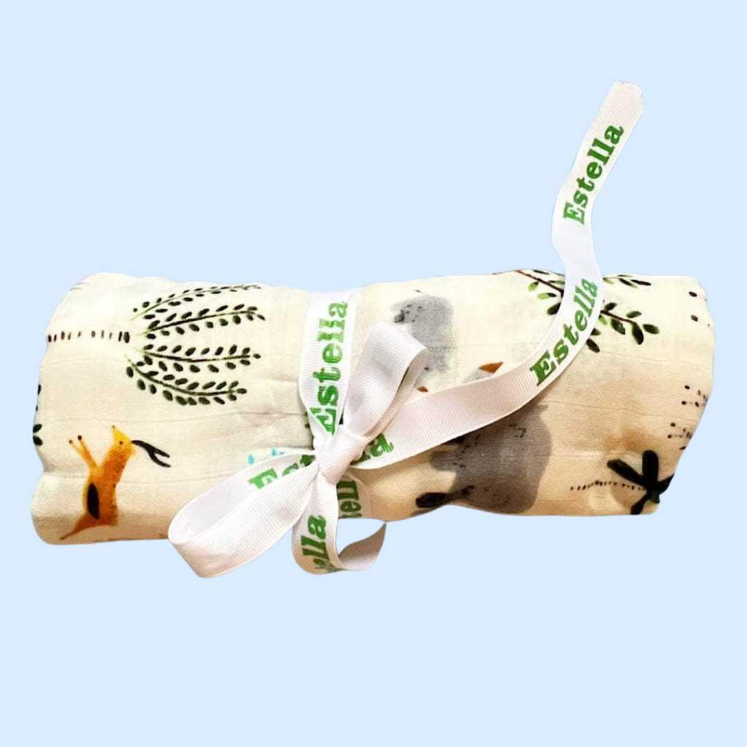 Estella Swaddling Blankets Safari Print Swaddle
