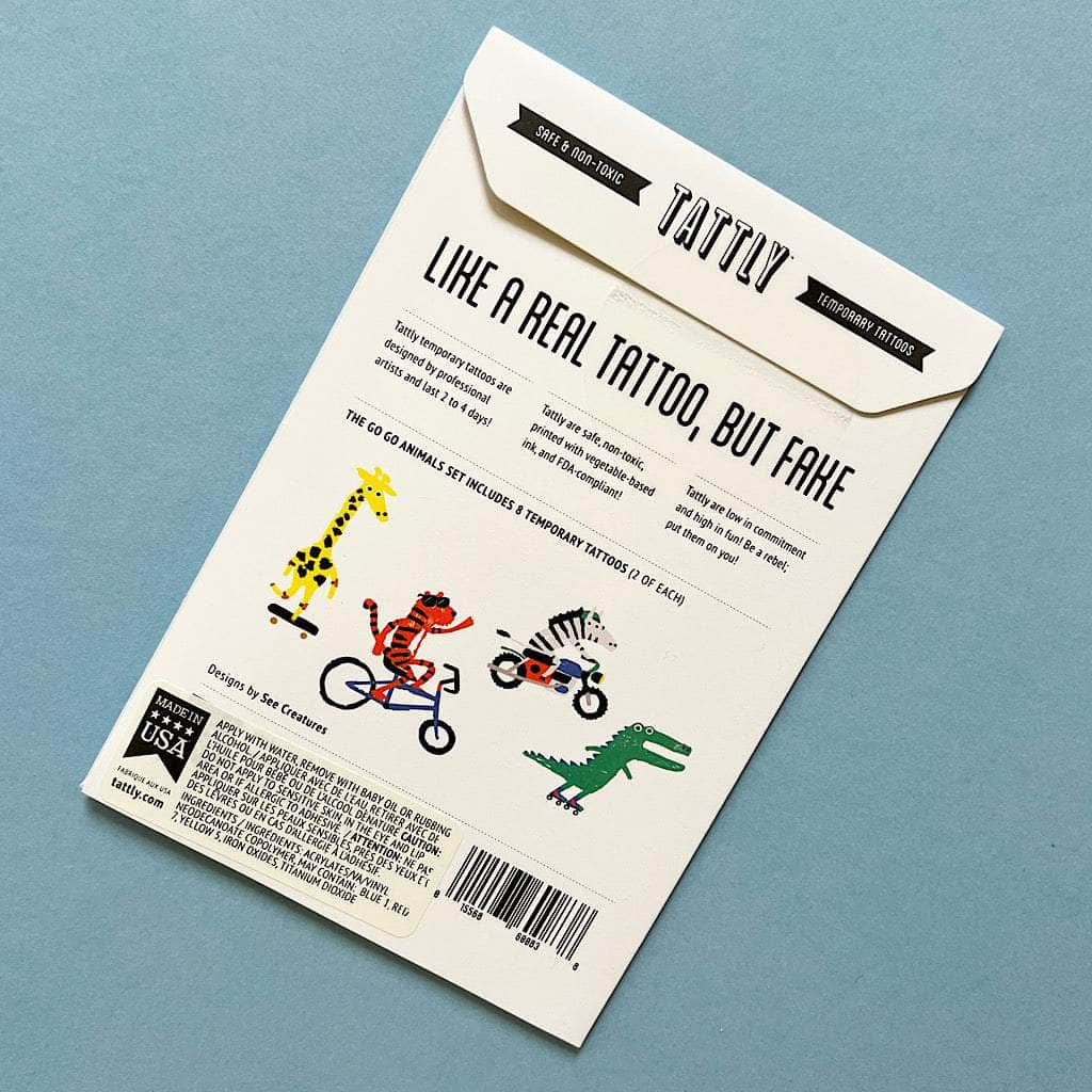 Estella Temporary Tattoos Animals Temporary Tattoo Set