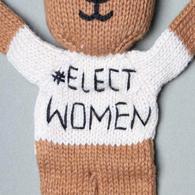 Little Feminist Baby Gift Set - baby feminists Book, Organic Bear | Elect Women Bear - {{variant_option_1}}