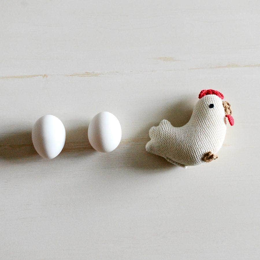 Organic Chicken Rattle Baby Toy -  - Estella - 5