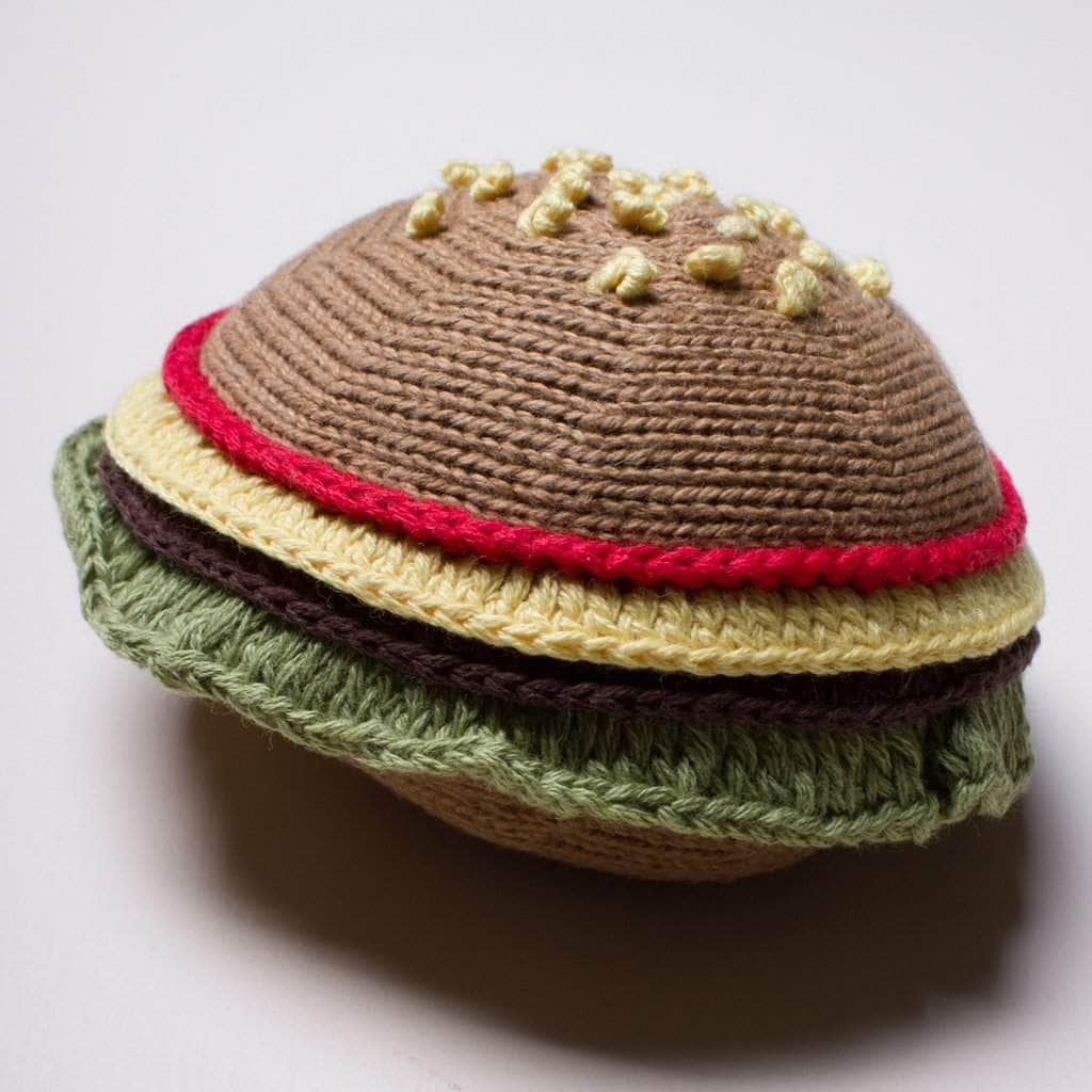 Estella Food Rattles Hamburger Rattle