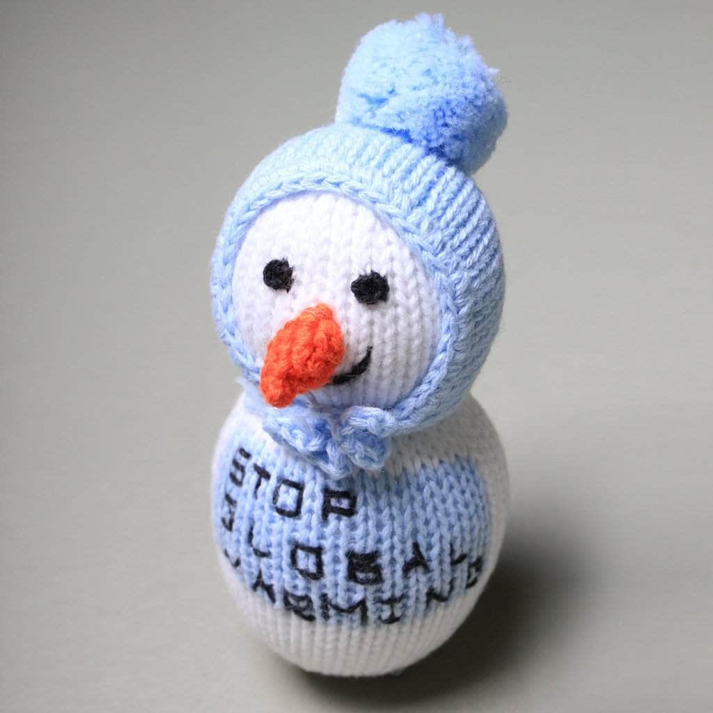 Estella Holiday Rattles Snowman Rattle