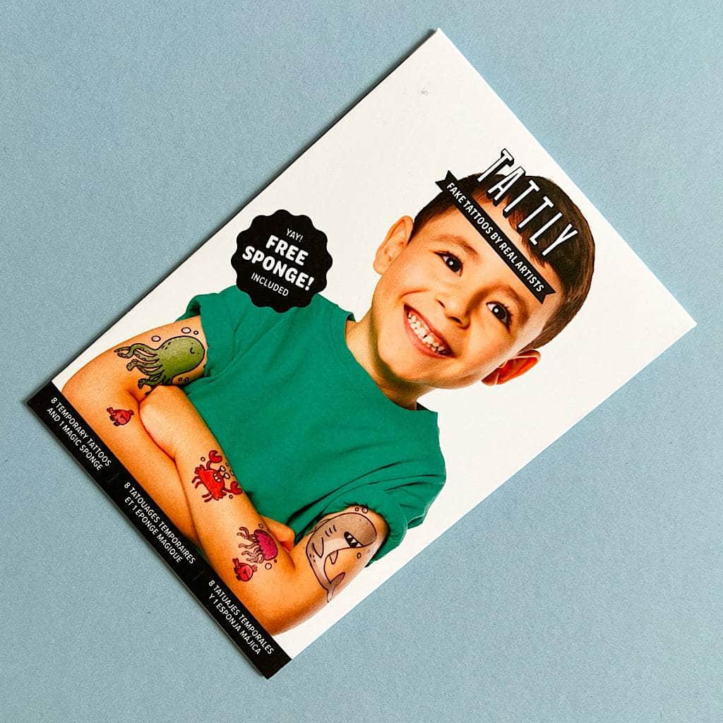 Estella Sea Life Temporary Tattoo Set