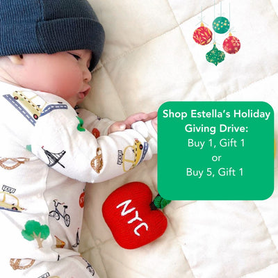 Estella and Room to Grow Partner for a Special 2024 Holiday Baby Gift Drive to Support  Low Income NYC Families