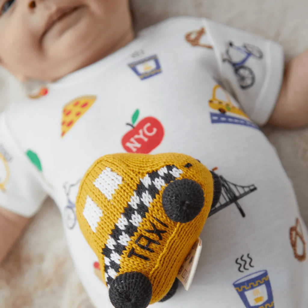 Transportation Baby Toy Taxi Rattle on Baby