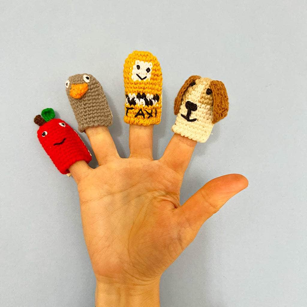Crocheted Finger Puppets - NYC