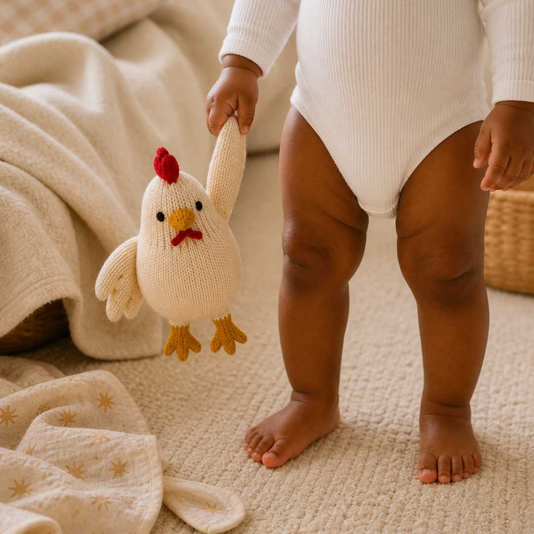 Estella Animal Rattles Chicken Rattle
