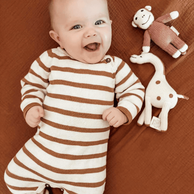 Giraffe Baby Toy - Organic Newborn Rattle - {{variant_option_1}}