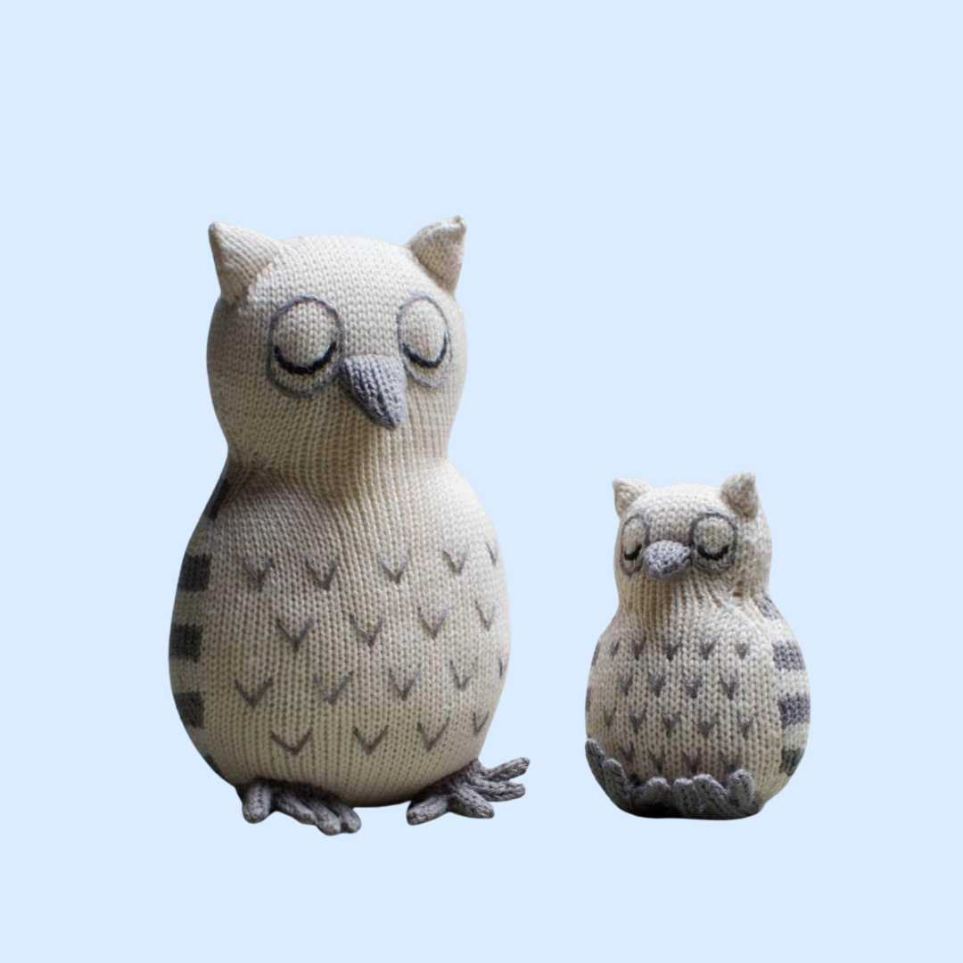 Estella Animal Rattles Owl Rattle