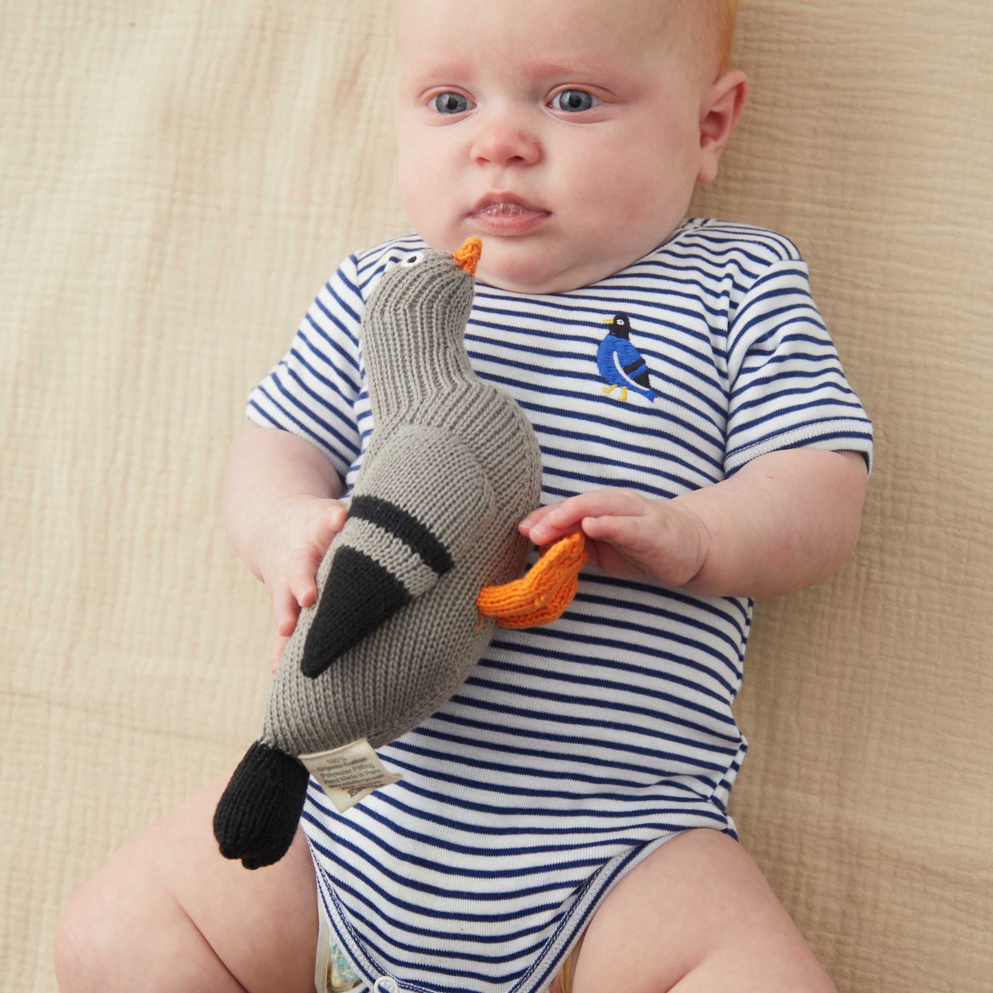 Estella Animal Rattles Pedro the Pigeon Rattle