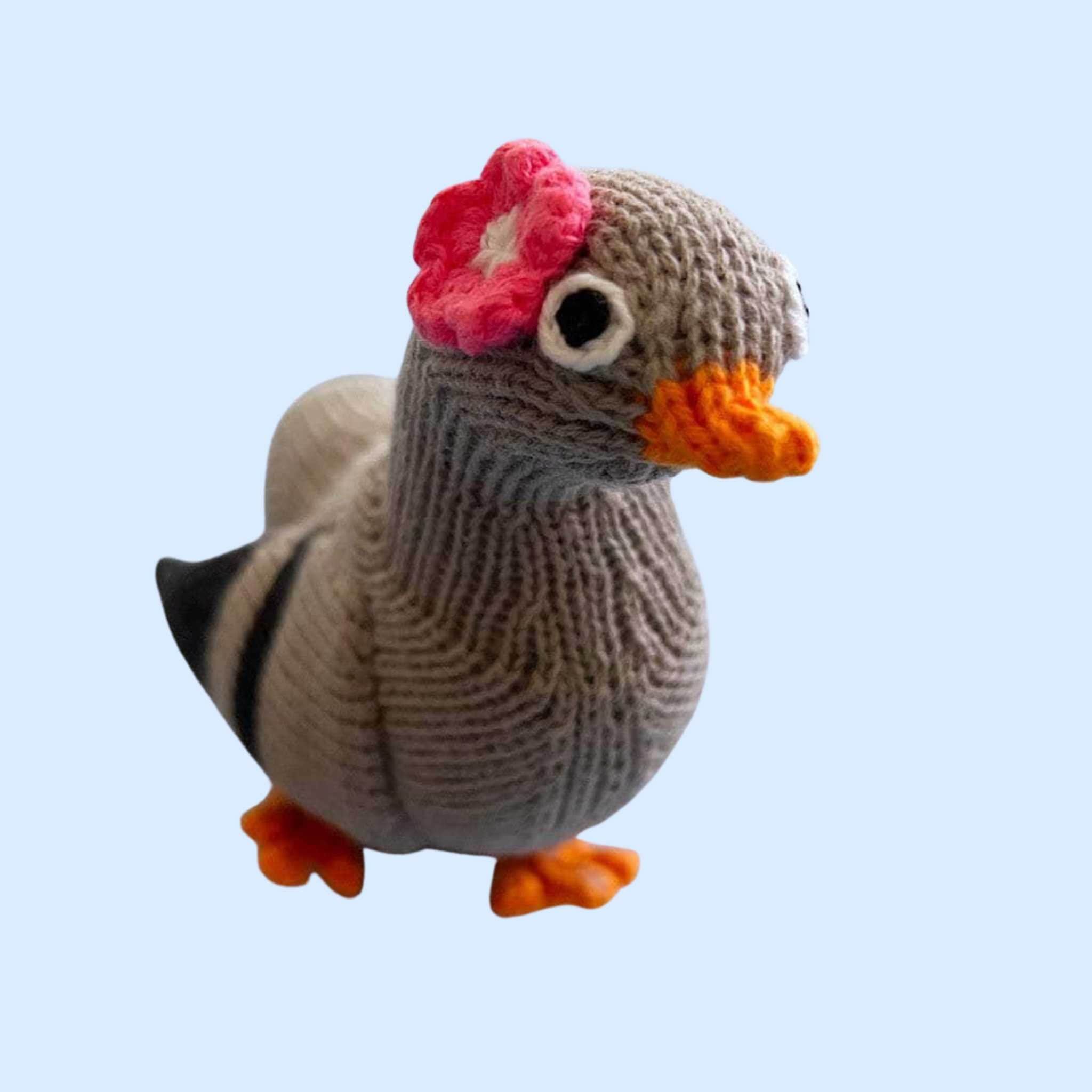 Estella Animal Rattles Flower Pedro the Pigeon Rattle