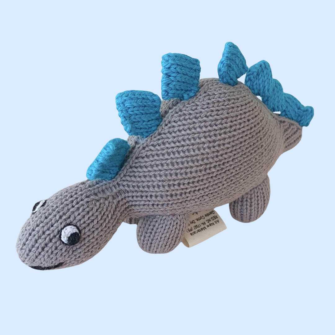 Estella Animal Rattles Stegosaurus Dino Rattle