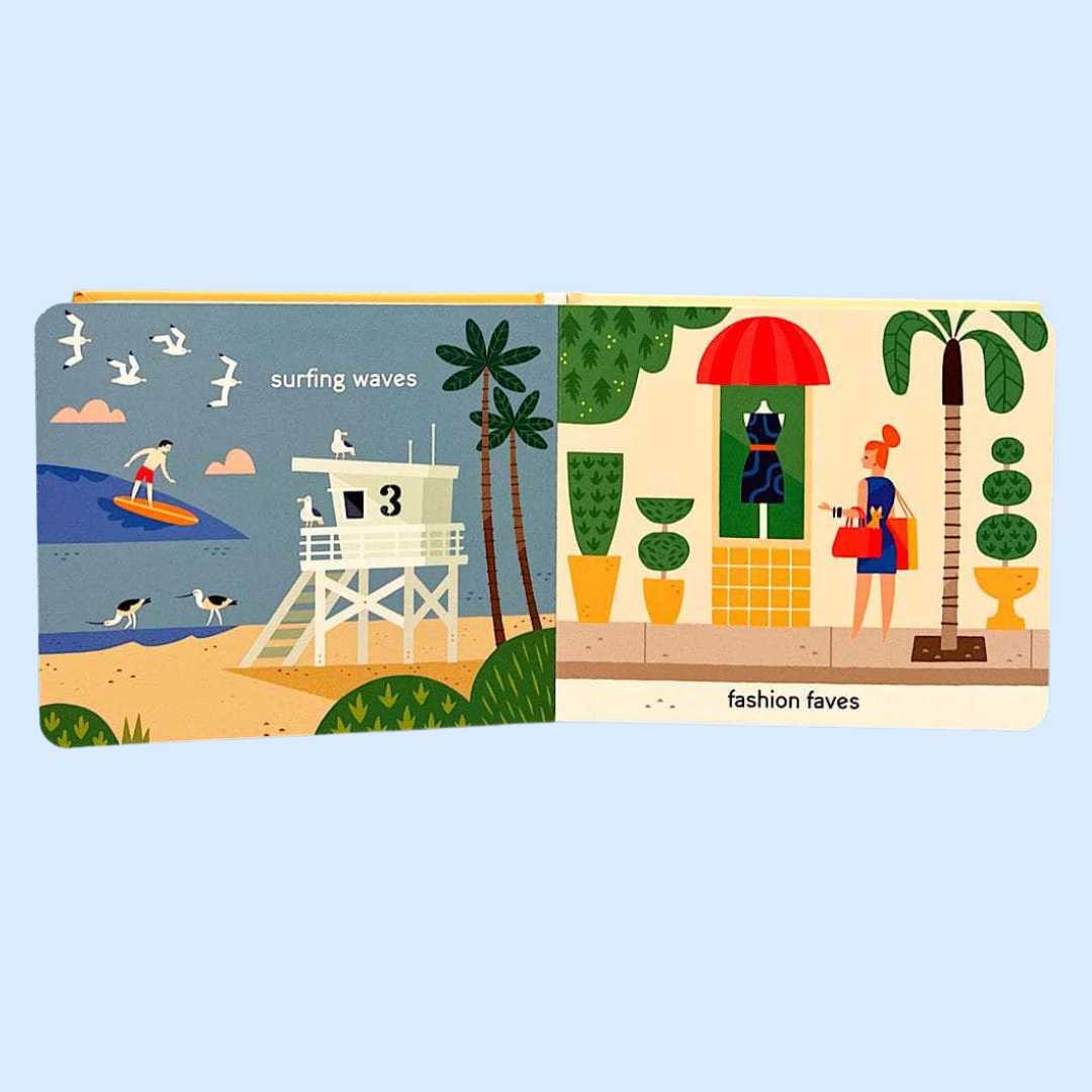 Estella Baby Books Los Angeles Is, Baby Book