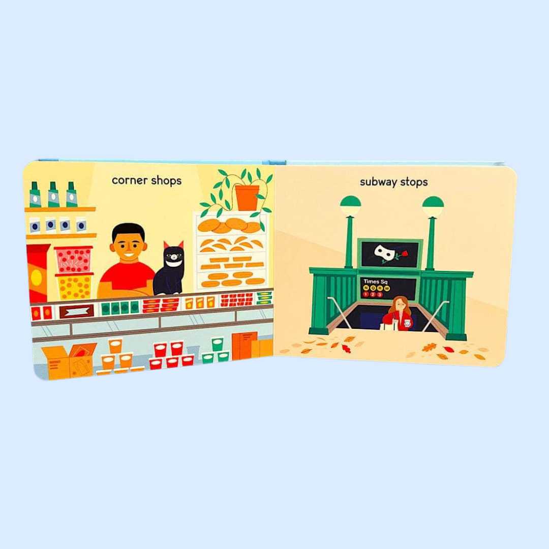 Estella Baby Books New York Is, Baby Board Book
