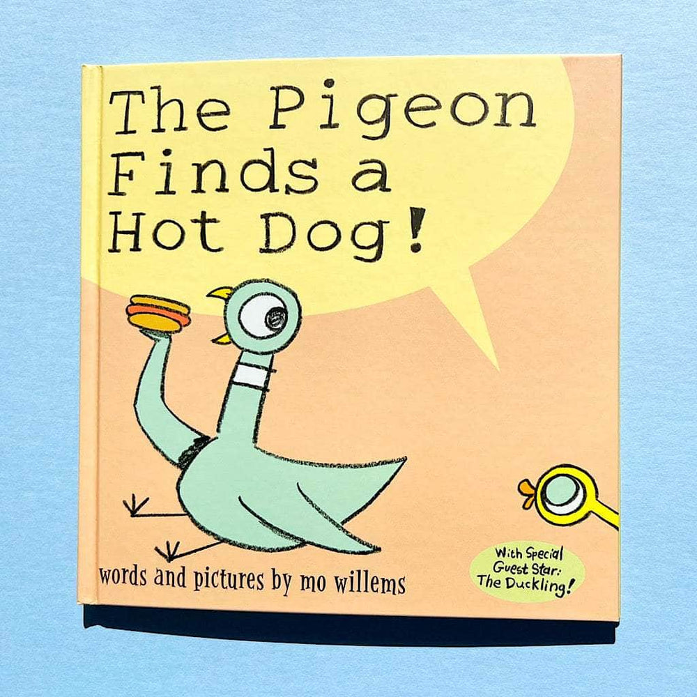"The Pigeon Finds a Hot Dog!" Baby and Kids Book by Mo Willems - {{variant_option_1}}