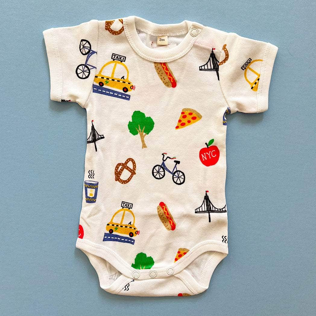 Estella Baby Clothes NYC Print Bodysuit