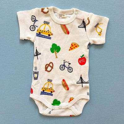 NYC Organic Baby Geschenkset-Stickerei