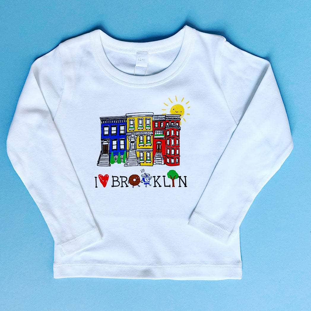 Brooklyn Brownstone Organic Long Sleeve Tee - Baby & Toddler T-Shirt - {{variant_option_1}}