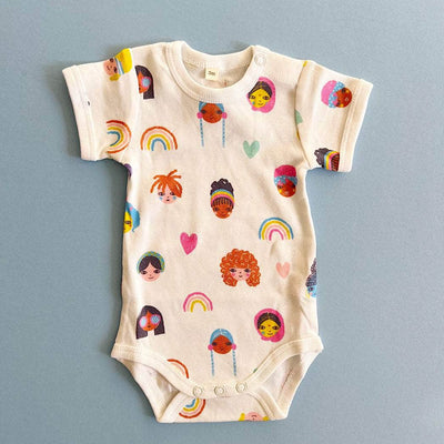 "Dream Big" Girls Organic Onesie - {{variant_option_1}}