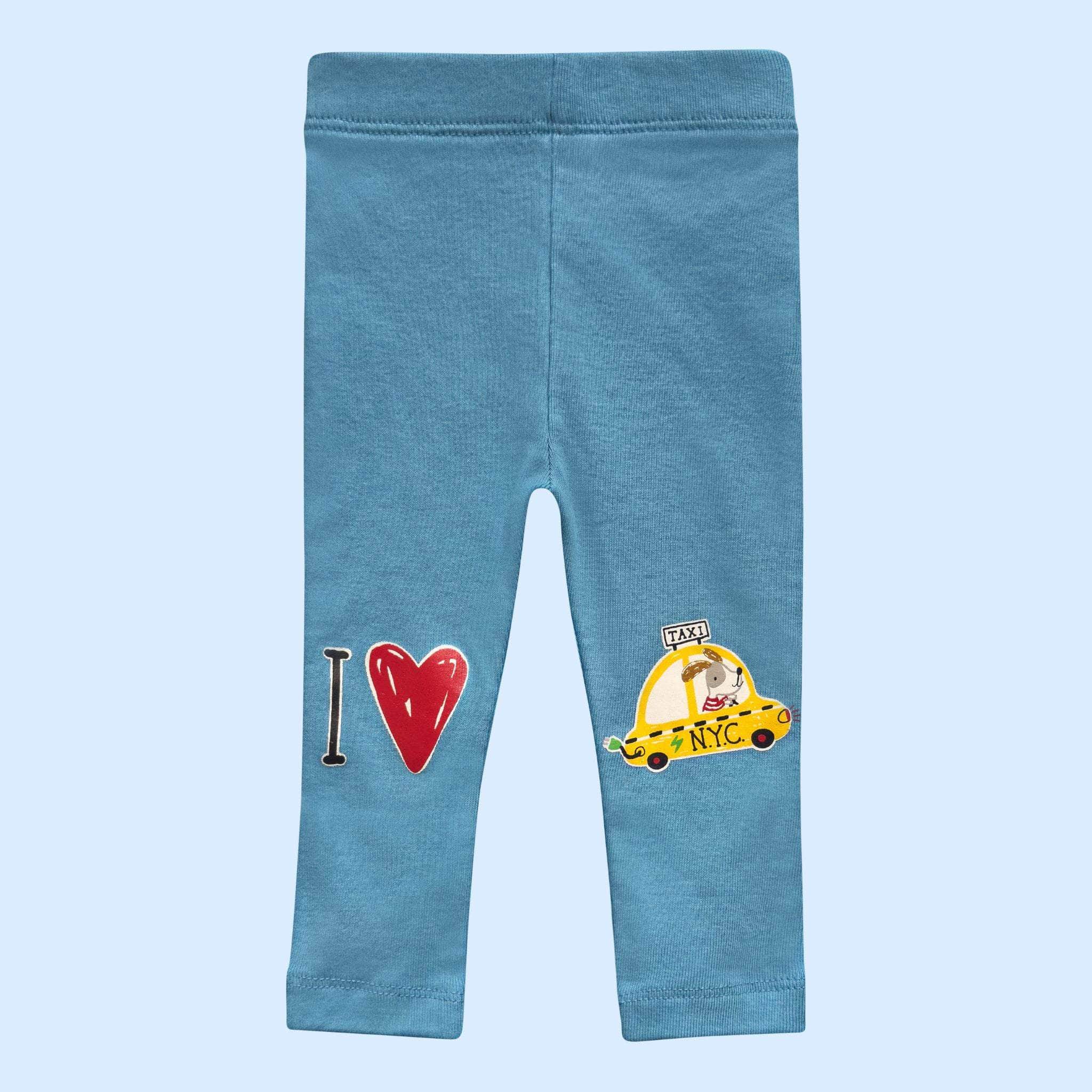 Estella Baby Clothes 0-3 M I Heart Taxi Leggings