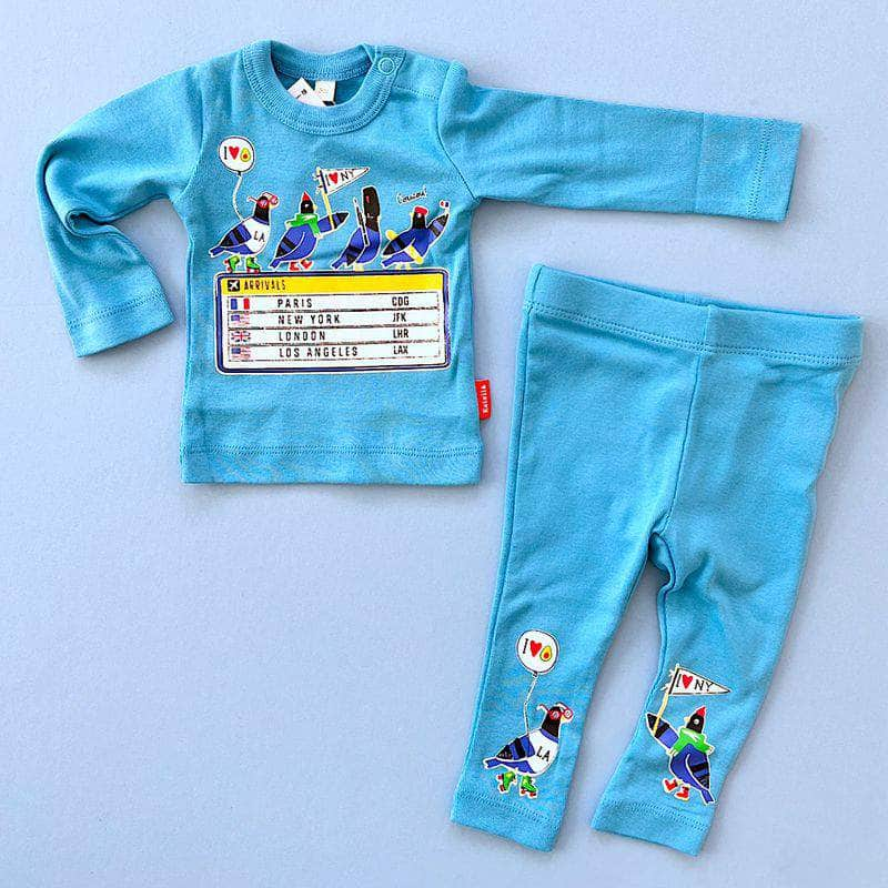 Estella Baby Clothes Pigeons Adventure Set