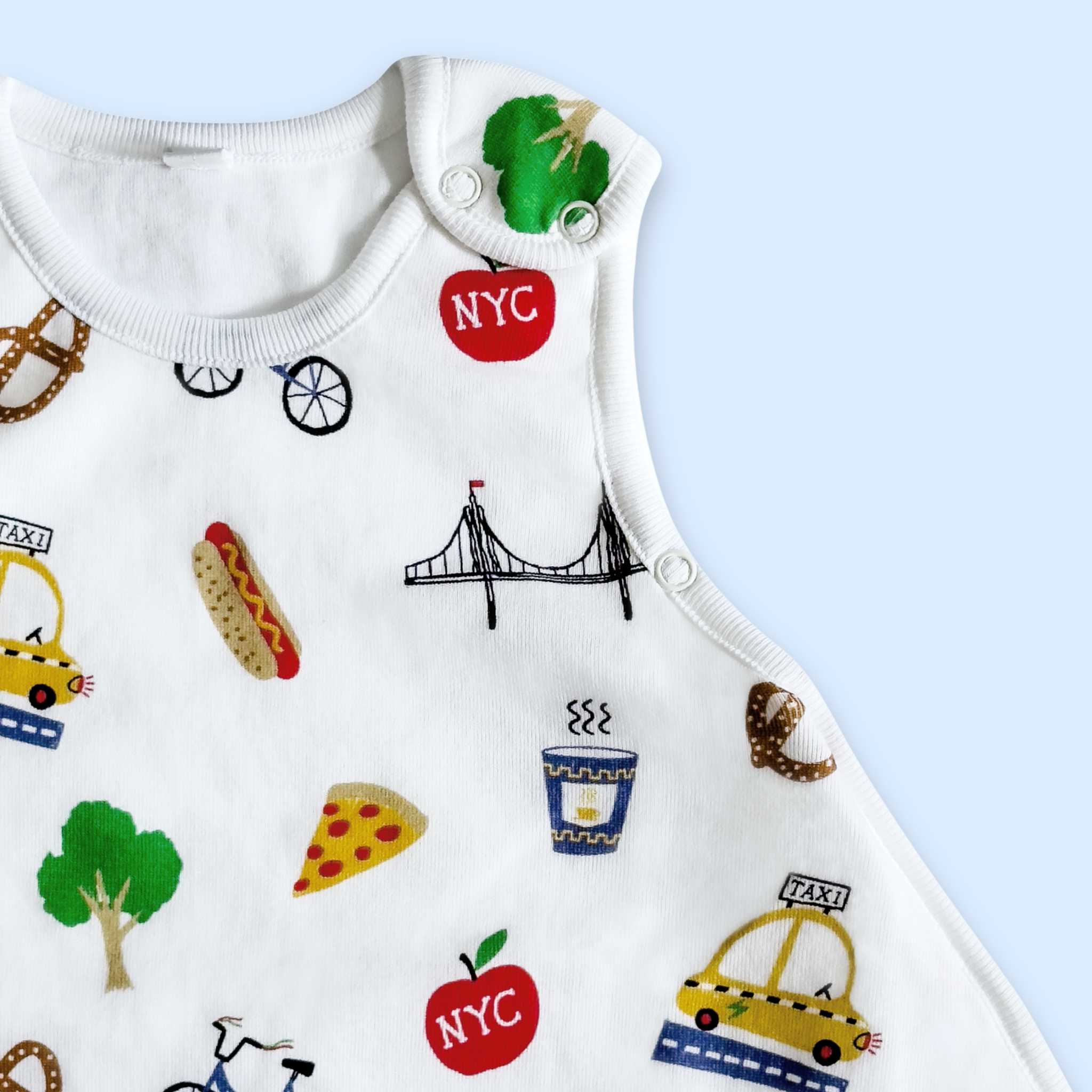 Estella Baby Clothes NYC Print Baby Sleep Sack