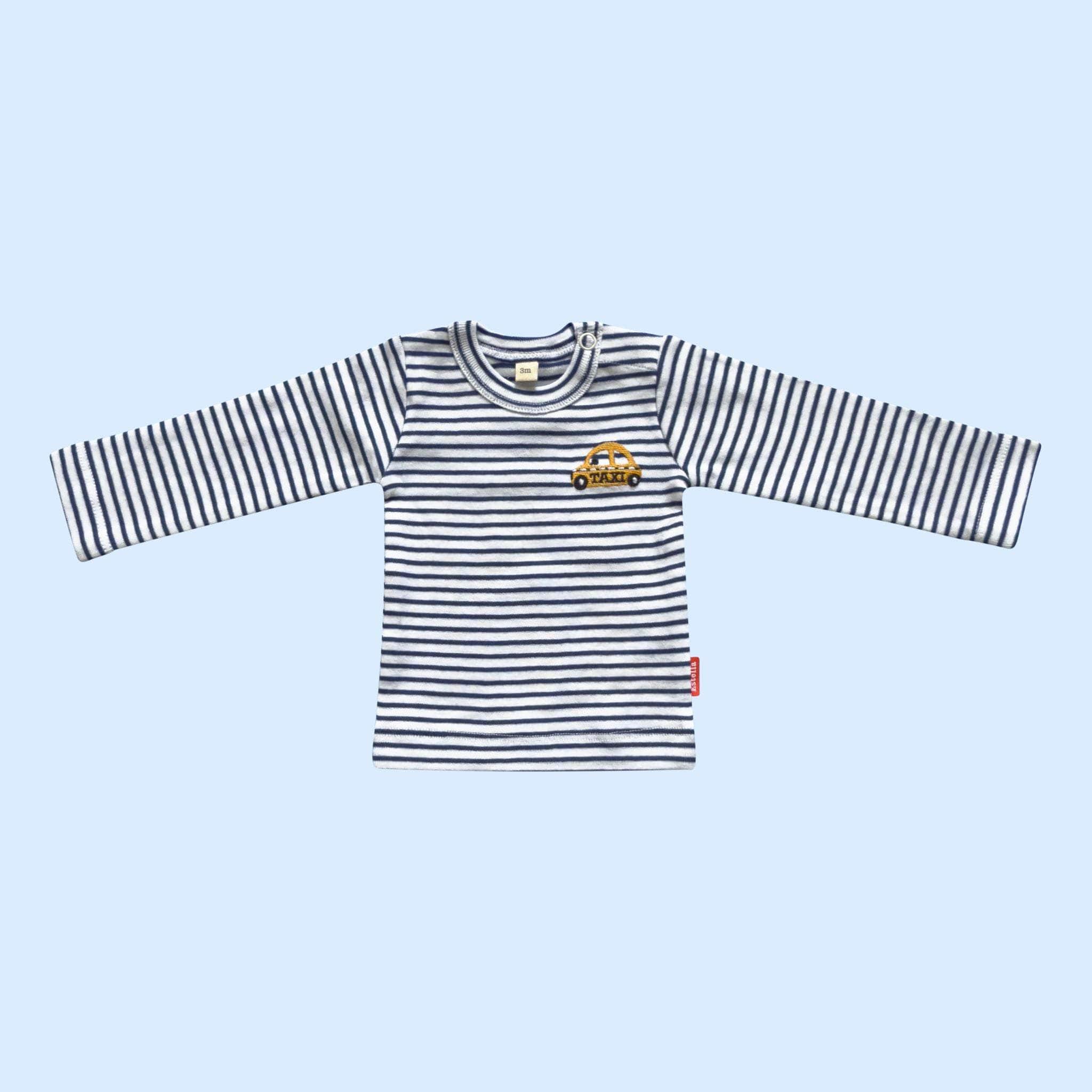 Estella Baby Clothes 0-3 M NYC Taxi Embroidered Tee