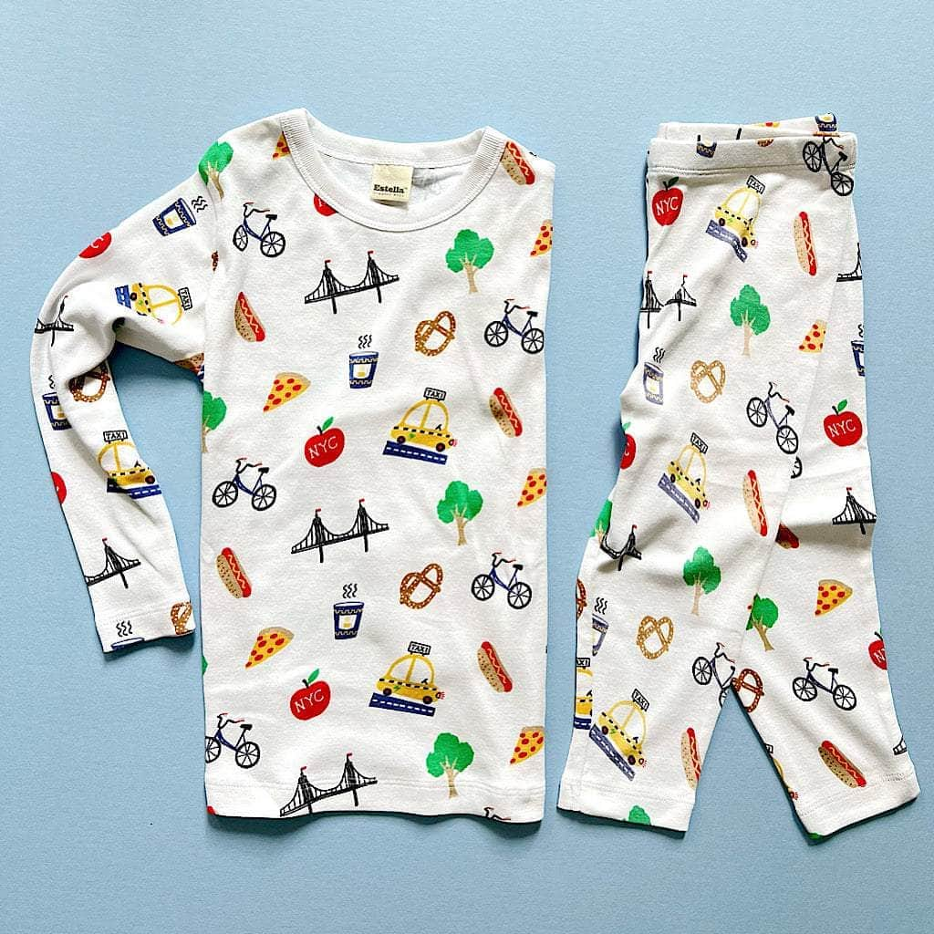 Long John Pajama Set-New York City - {{variant_option_1}}