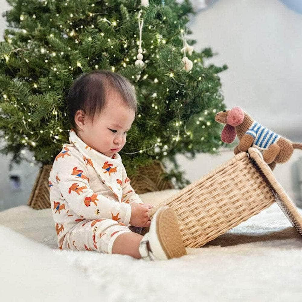 Baby-Geschenkset „Sparkie“ mit Einteiler und Lätzchen