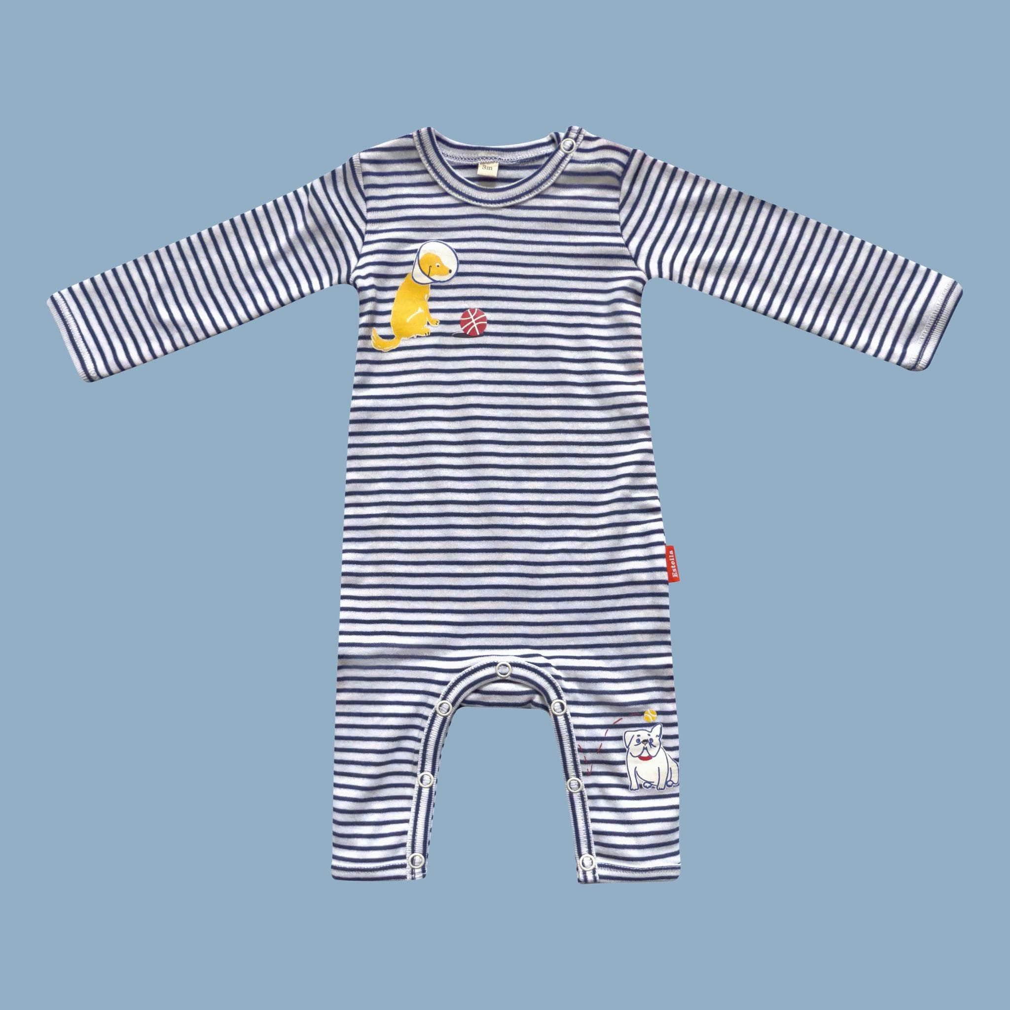 Estella Baby Clothes Puppy Love Romper