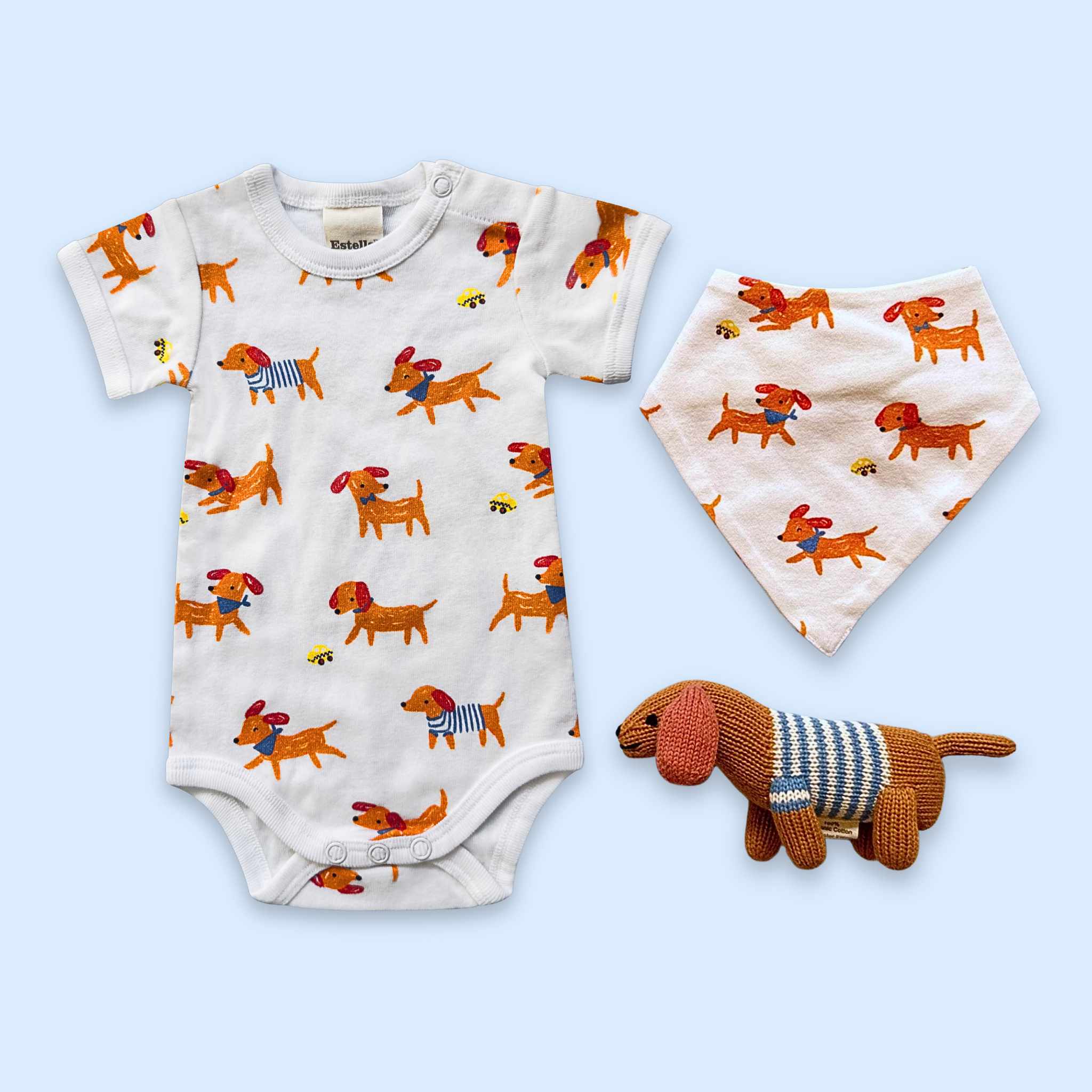 Estella Baby Clothes 0-3 M Sparky the Dog Gift Set