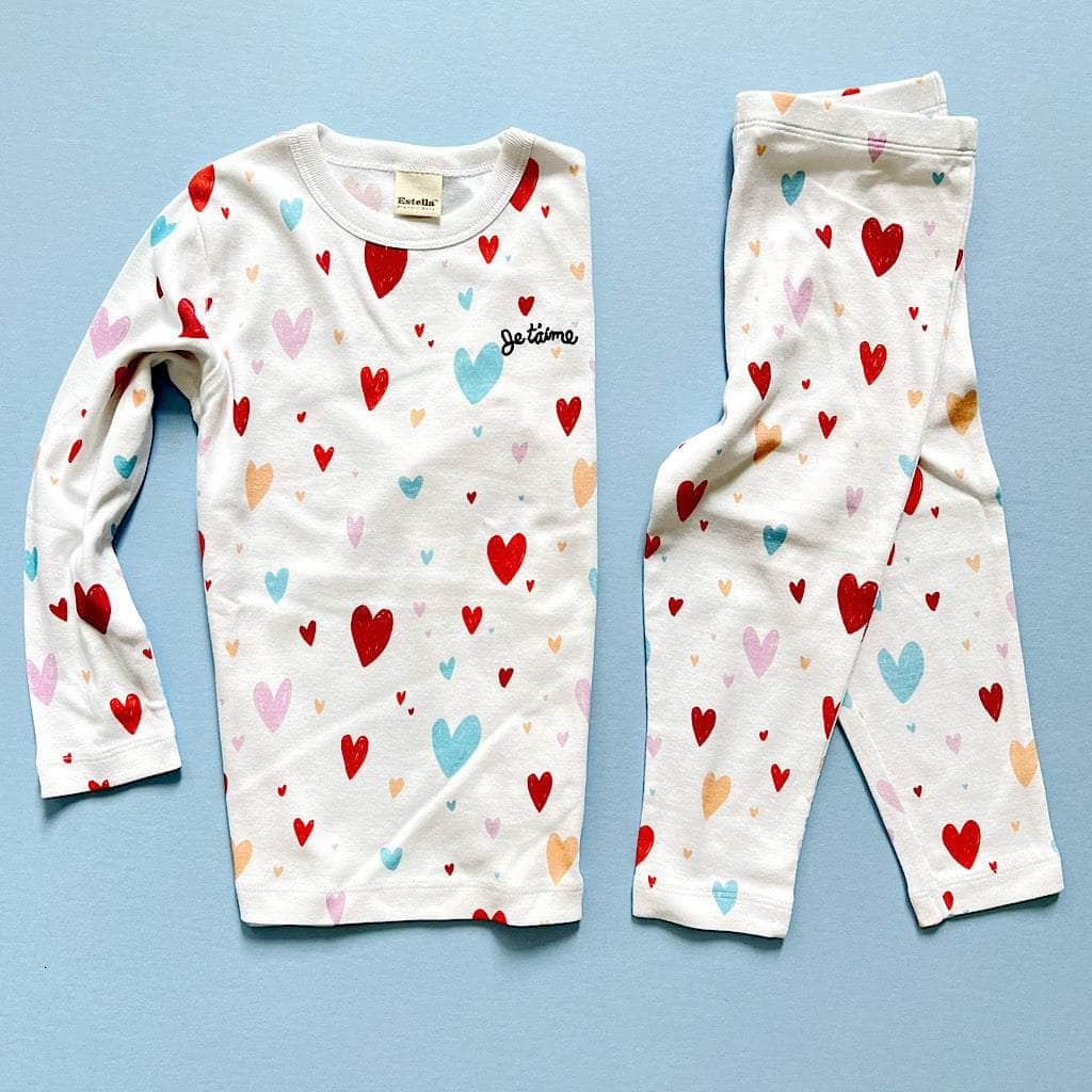 Toddler Heart Pajamas Set - {{variant_option_1}}