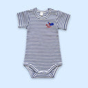 Whale Embroidered Baby Bodysuit