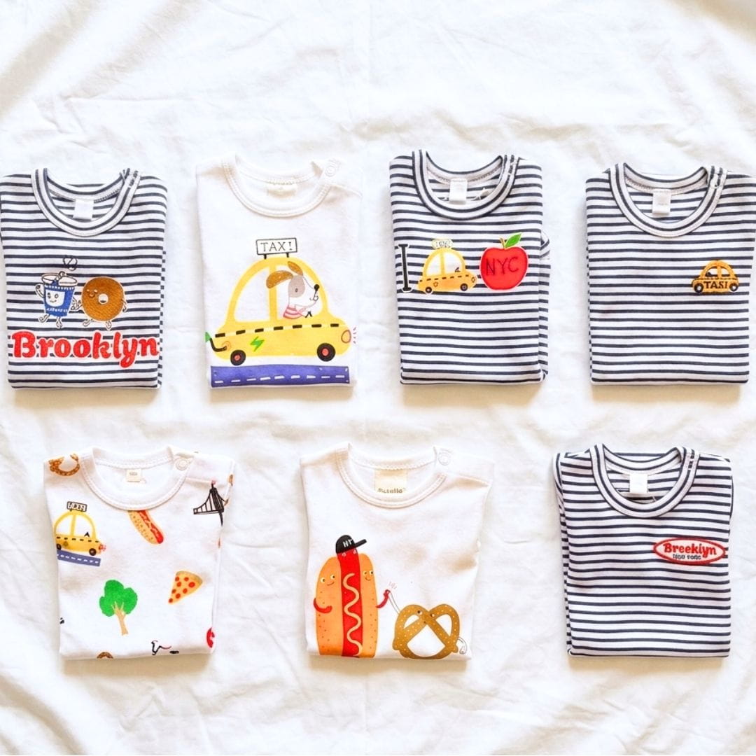Estella Baby Gift Sets 7 Days in NYC Bodysuits Set