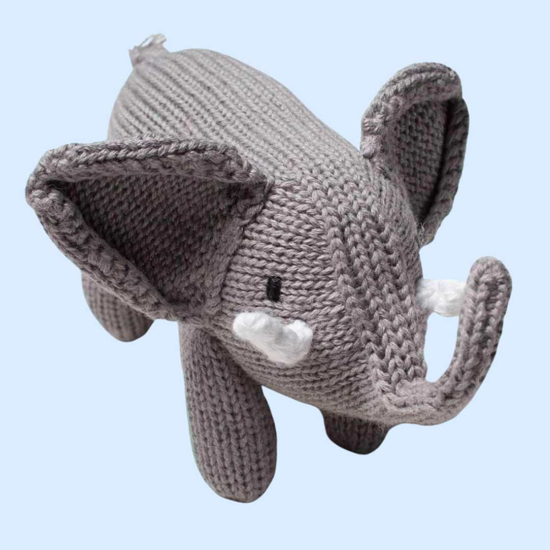 Estella Baby Gift Sets Elephant Security Blanket, Rattle & Hat Set