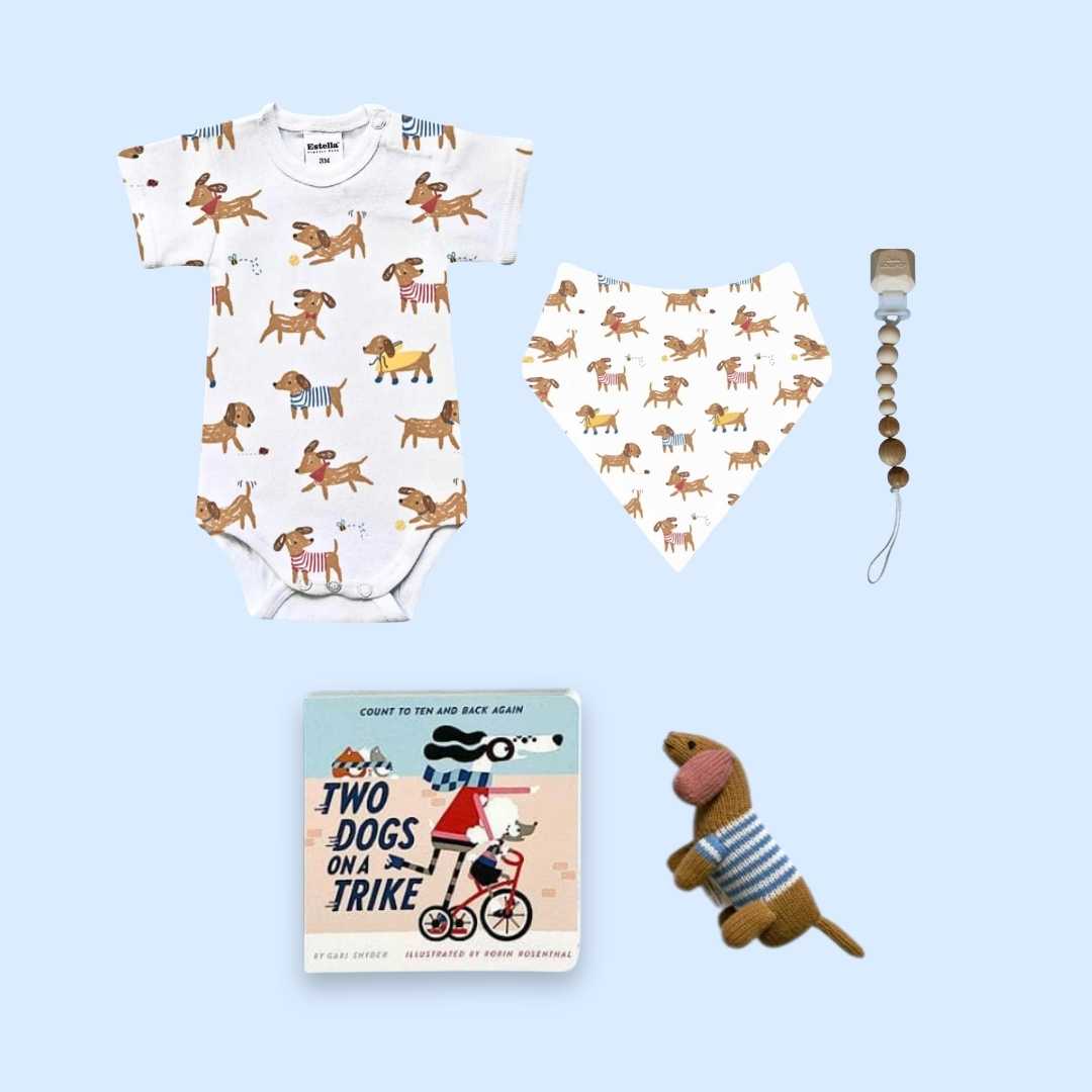 Estella Baby Gift Sets 0-3 M Good Dog, Little One — The Ultimate Dog Lover's Baby Gift Set