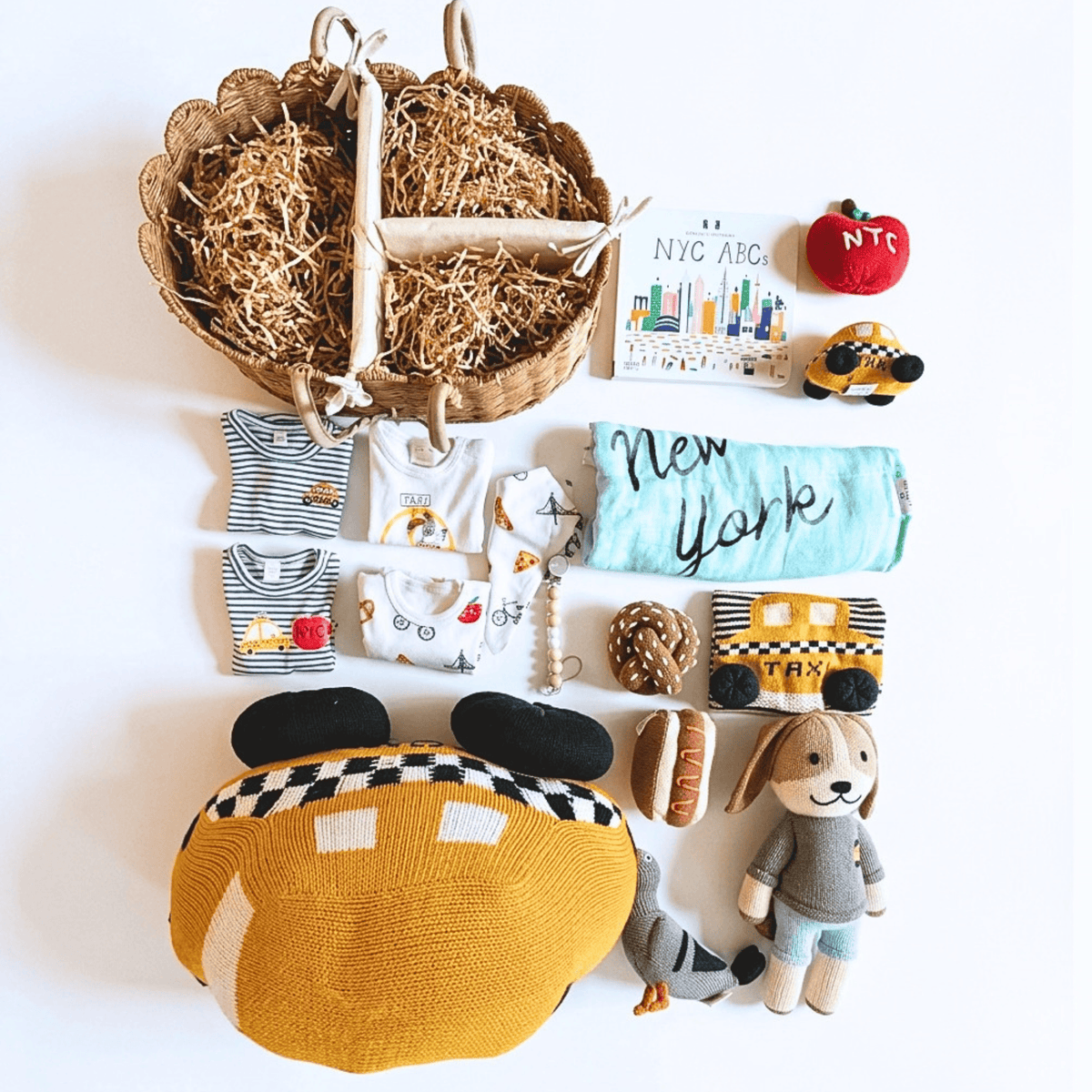 Estella Baby Gift Sets Heirloom NYC Baby Gift Basket: 17 Pieces, Newborn to 18 Months