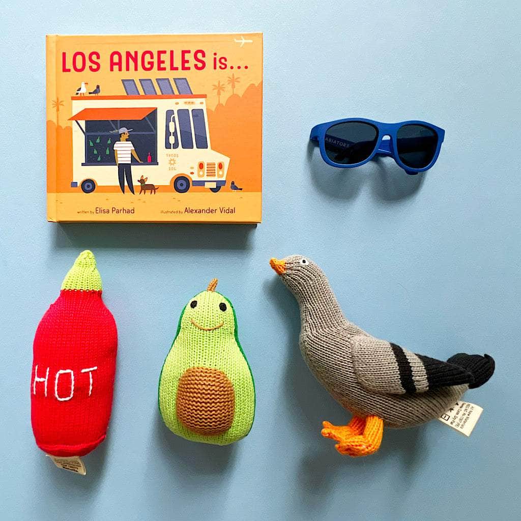 L.A. Baby Gift Set: Pigeon & Avocado Fun! - Blue