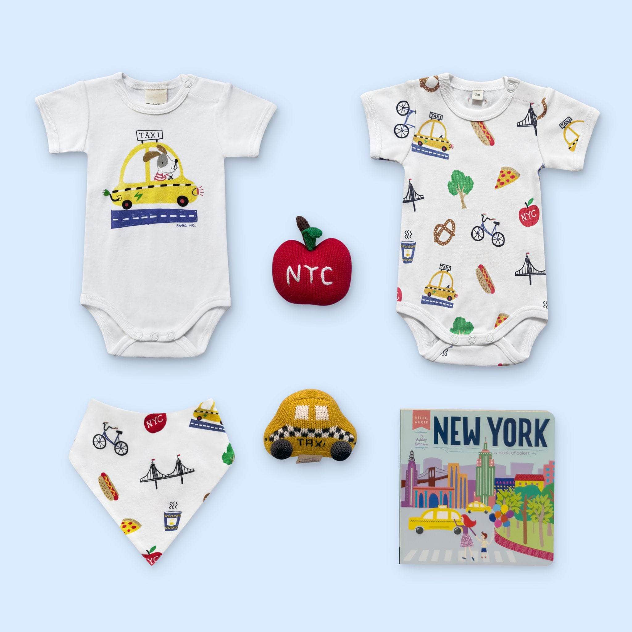 Estella Baby Gift Sets 0-3 M Little Explorers' NYC Set