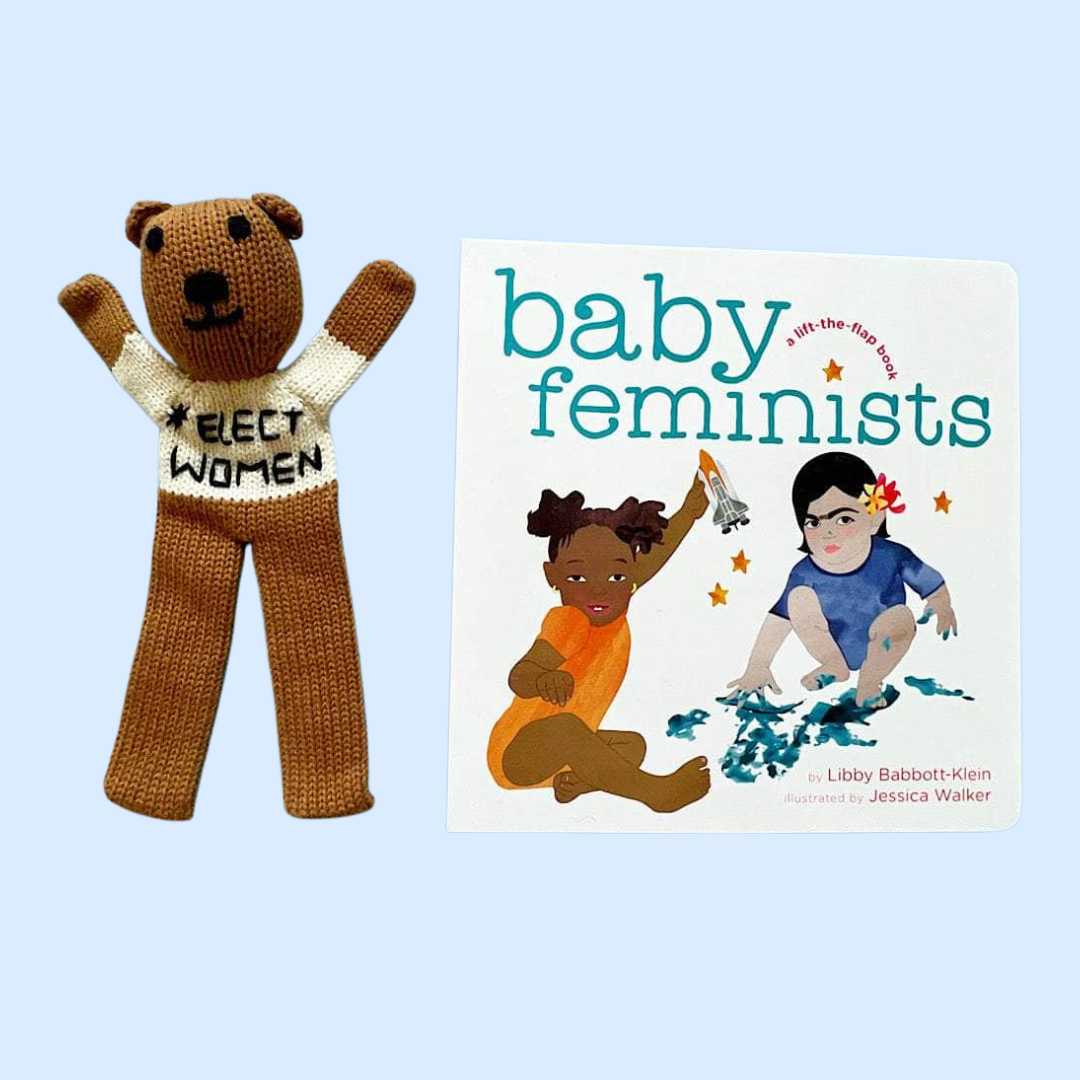 Estella Baby Gift Sets Little Feminist Book & Bear Set