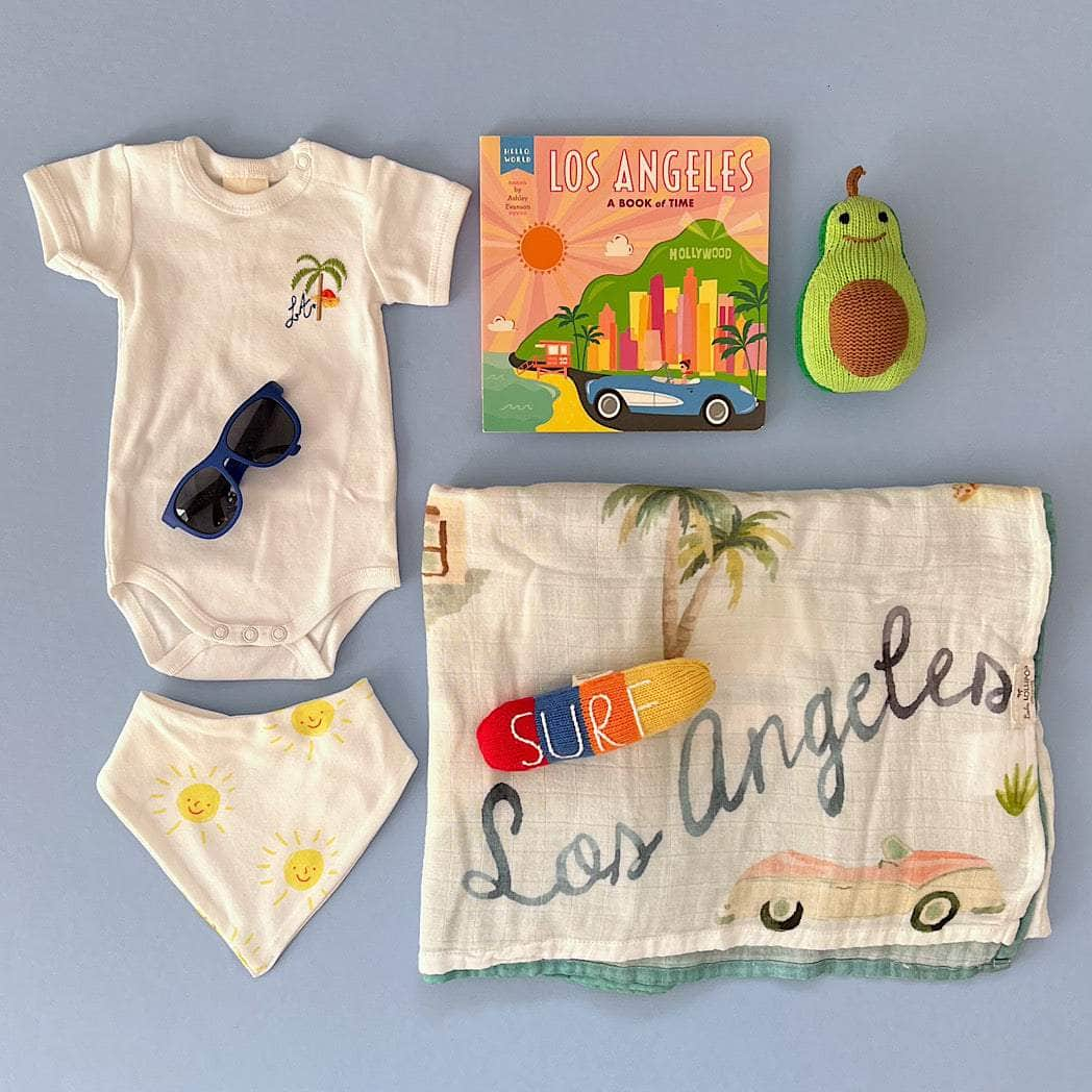 Los Angeles Baby Gift Set - Blue