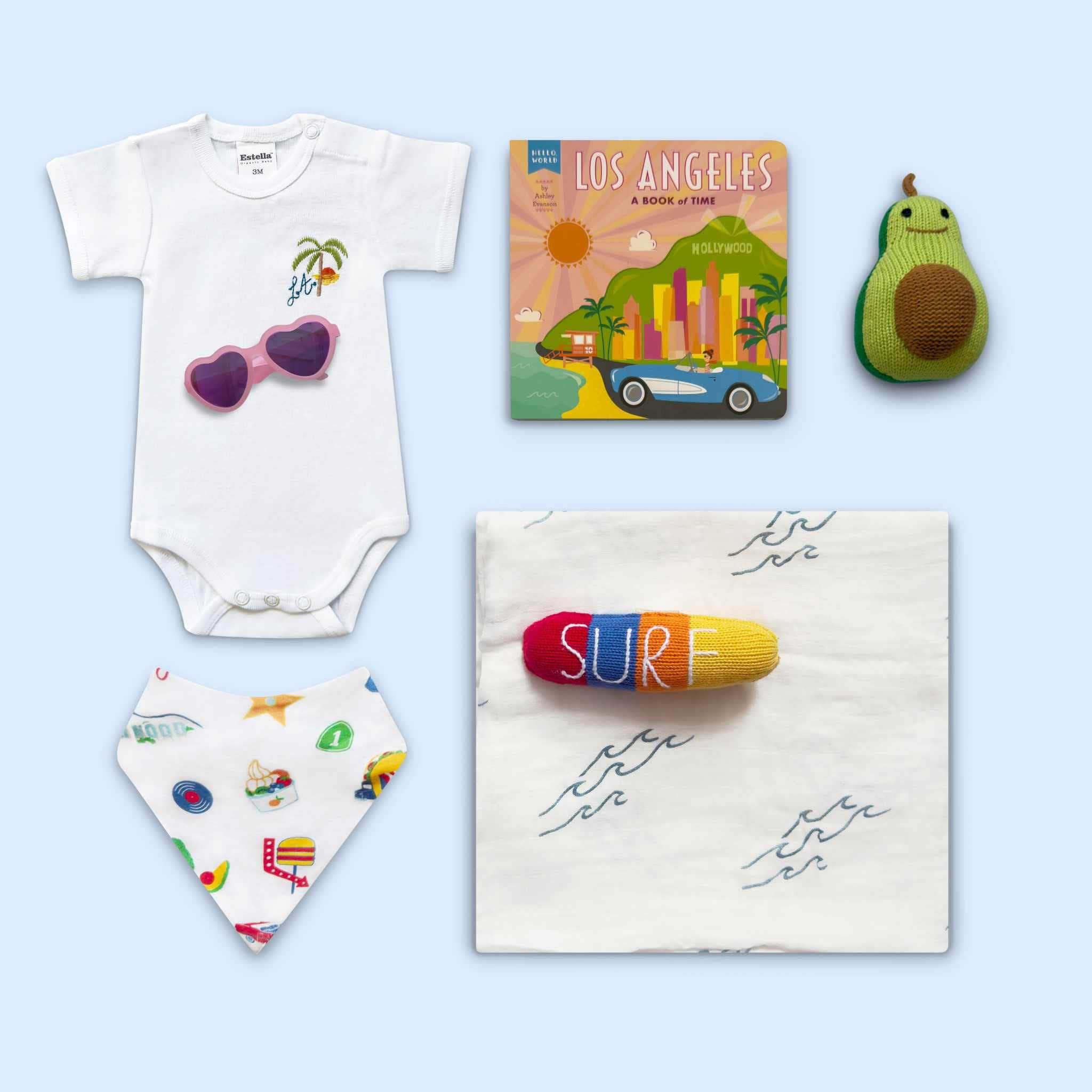 Estella Baby Gift Sets Pink / 0-3 M Los Angeles Baby Gift Set