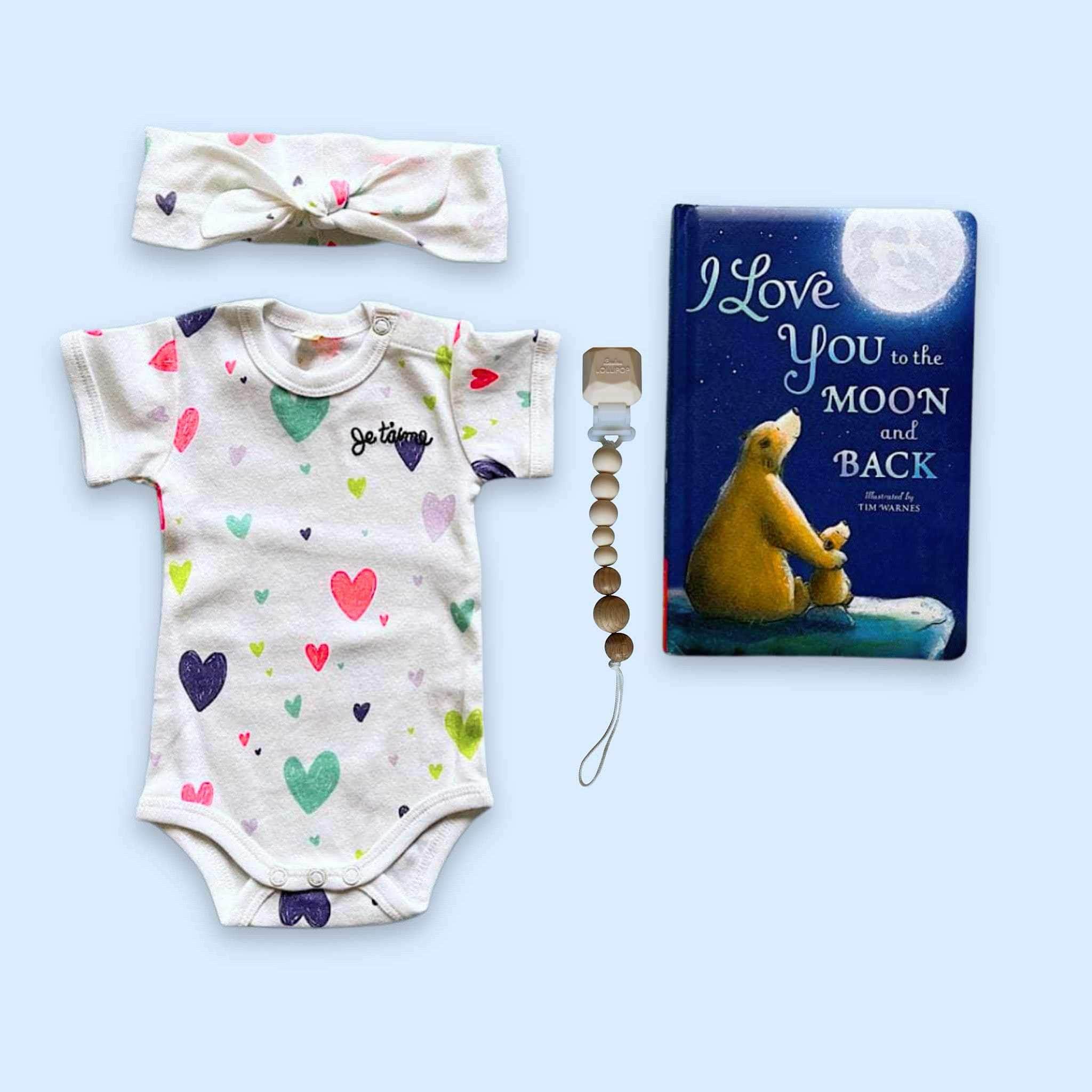 Estella Baby Gift Sets Love You Heart Bodysuit Gift Set